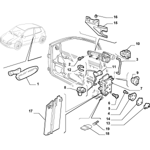 ELEMENT INCUIETOARE PORTIERA