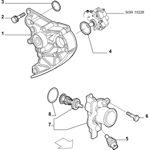 504387382_Termostat Fiat Ducato | MoparStore - 2.3L Diesel, 130 CP