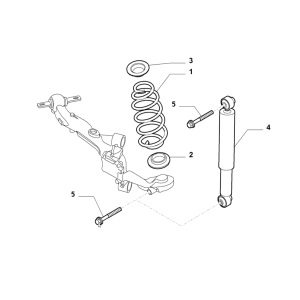 52177155_Amortizor spate stanga/dreapta Fiat Doblo 1.4L (120 CP)