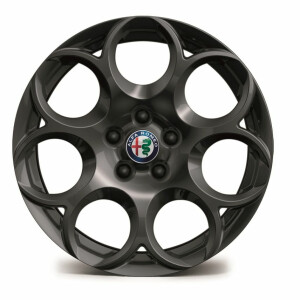 Set Jante Aliaj 17" Negre Alfa Romeo Giulia - Design Sportivo, 7.5J x 17"
