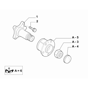 Rulment roata spate Fiat Ducato 2300 cmc, 130 CP Diesel | Cod 0071753810 | Moparstore