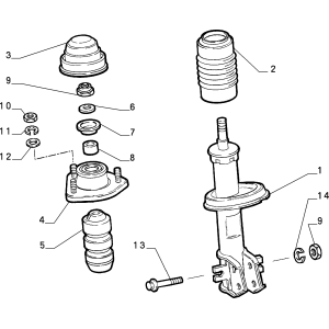 TAMPON ELASTIC AMORTIZOR