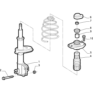 AMORTIZOR SUSPENSIE FATA