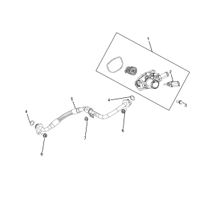 K04892642AD_Termostat Jeep Compass | MoparStore - 1.4L Benzină, 170 CP