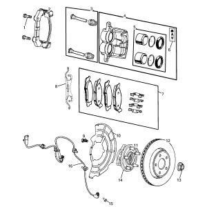 Rulment roată față original K52124767AE pentru Jeep Grand Cherokee 3.0 Diesel 250 CP