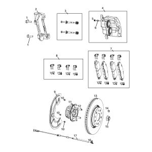 Rulment roată față original K68272624AC pentru Jeep Wrangler 2.02.2 Benzină/Diesel