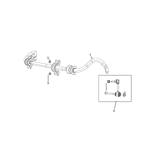 Bieleta antiruliu fata Jeep Grand Cherokee - K68280910AD