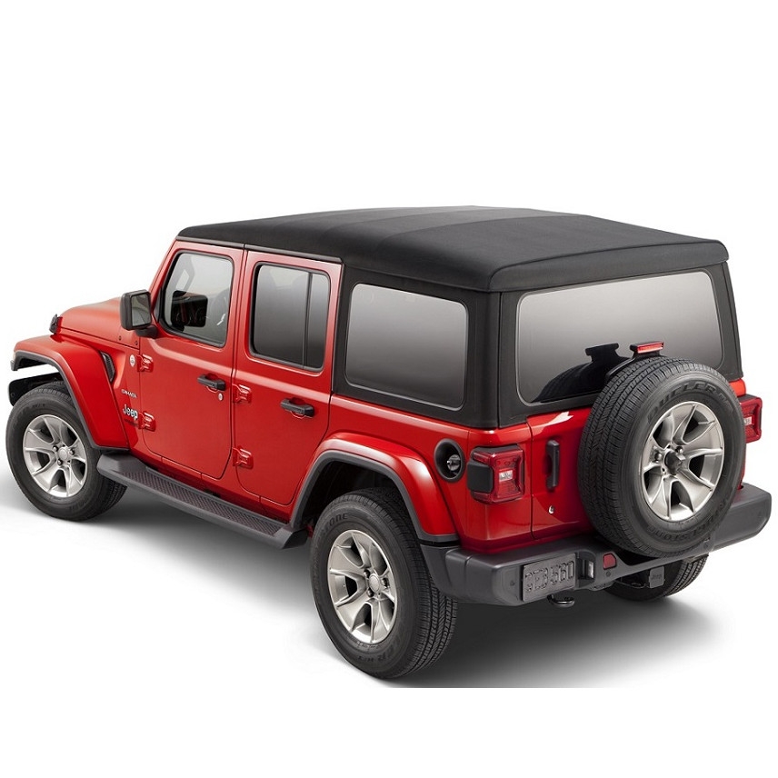 Soft top negru Jeep Wrangler 4 usi